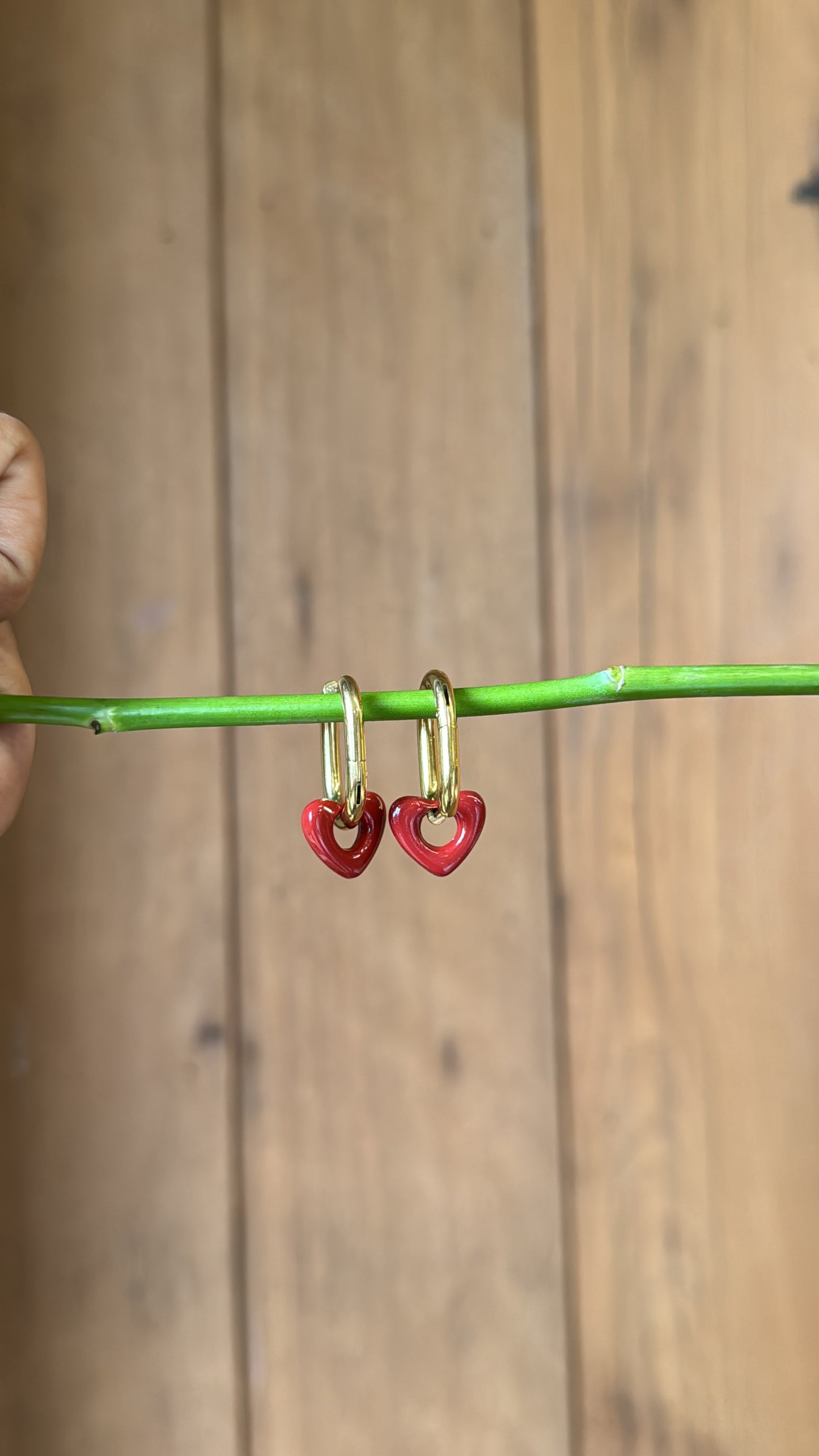 ROSY HEART HOOPS