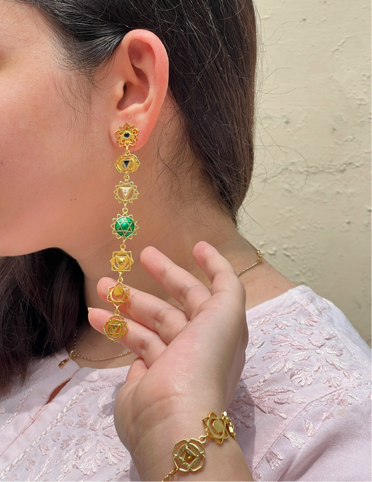 SEVEN CHAKRA EARRINGS