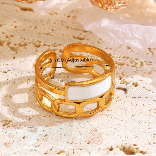 GEOMATRIC CHAIN RING