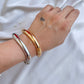 SILVER CHUNKY CUFF BRACELET