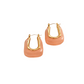 PEACHY DREAM HOOP EARRINGS