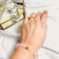 HEART ROSE QUARTZ BRACELET