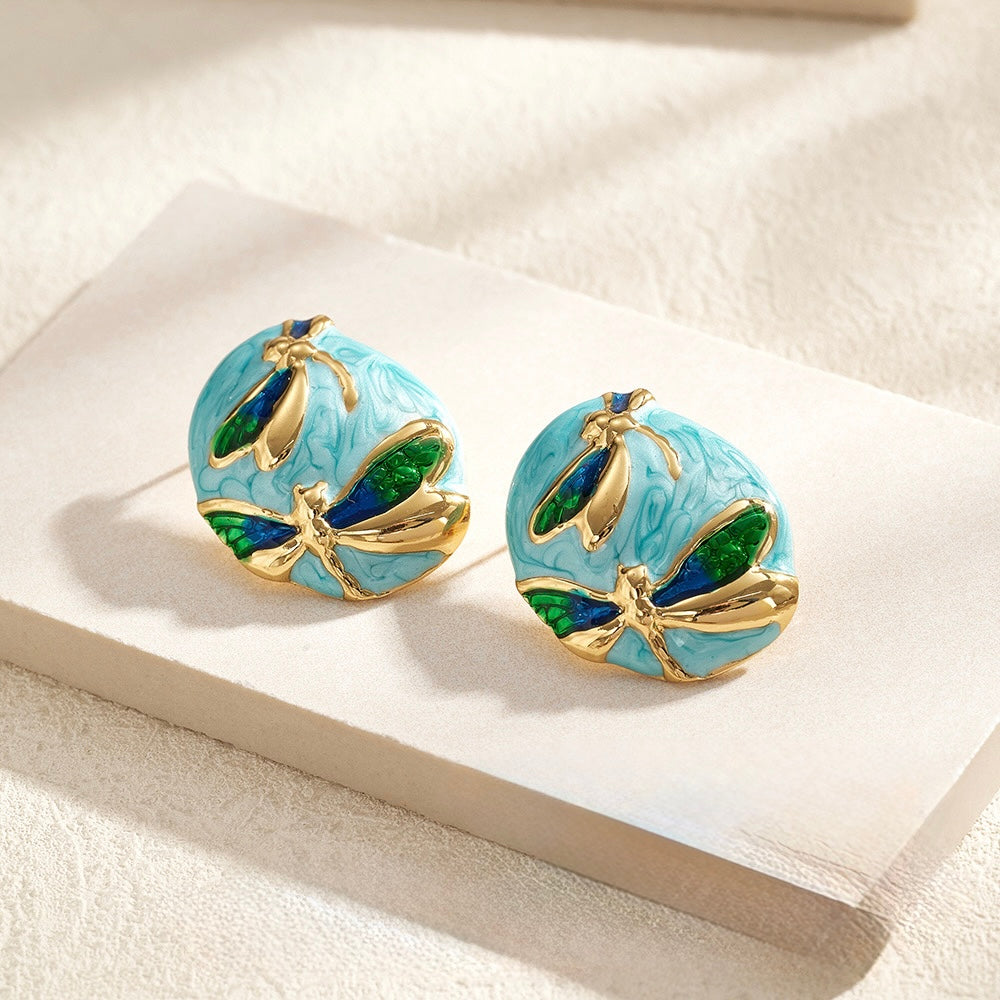 Dragonfly earrings