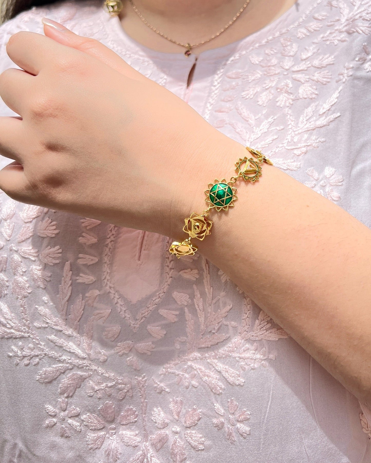 Seven chakra bracelet