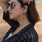 SWIRL HOOP EARRINGS