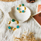 BLOOMY AQUA EARRING