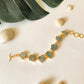GREEN FLORITE BRACELET